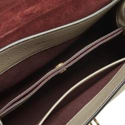 Pre Owned Mulberry Beige Leather Small Seaton Top Handle Bag