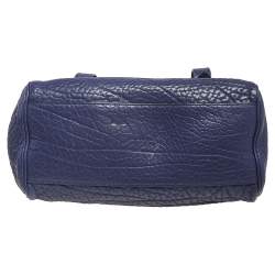 Pre Owned Mulberry Blue Leather Alexa Satchel