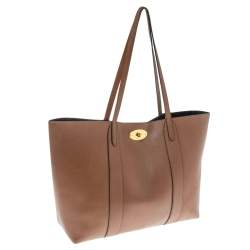 Pre Owned Mulberry Brown Leather Bayswater Tote
