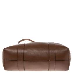 Pre Owned Mulberry Brown Leather Bayswater Tote