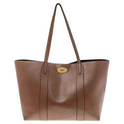 Pre Owned Mulberry Brown Leather Bayswater Tote