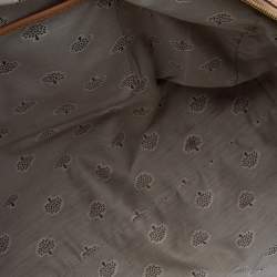 Pre Owned Mulberry Beige Python Embossed Leather Medium Del Rey Satchel