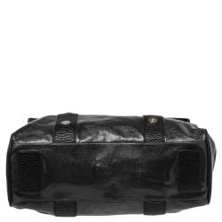 Pre Owned Mulberry Metallic Grey Coated Fabric Bayswater Satchel