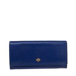Mulberry Black Leather Tree Logo Long Wallet Mulberry | The Luxury Closet