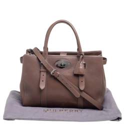 Pre Owned Mulberry Brown Leather Bayswater Tote