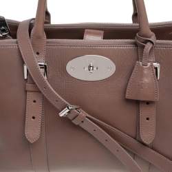 Pre Owned Mulberry Brown Leather Bayswater Tote