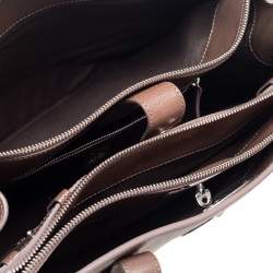 Pre Owned Mulberry Brown Leather Bayswater Tote