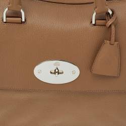Pre Owned Mulberry Brown Leather Medium Del Rey Satchel