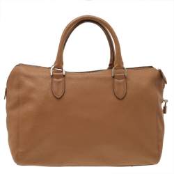 Pre Owned Mulberry Brown Leather Medium Del Rey Satchel