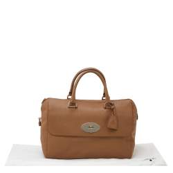 Pre Owned Mulberry Brown Leather Medium Del Rey Satchel