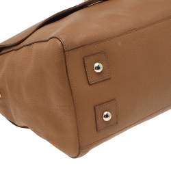 Pre Owned Mulberry Brown Leather Medium Del Rey Satchel