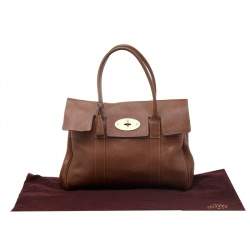 Pre Owned Mulberry Brown Leather Bayswater Satchel