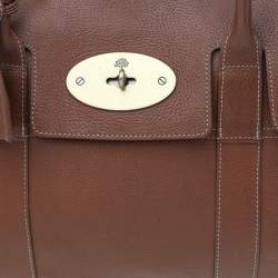 Pre Owned Mulberry Brown Leather Bayswater Satchel
