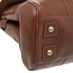 Pre Owned Mulberry Brown Leather Bayswater Satchel