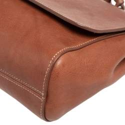 Pre Owned Mulberry Tan Leather Medium Lily Shoulder Bag
