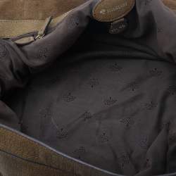 Pre Owned Mulberry Brown Leather Oversized Alexa Satchel Bag