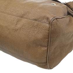 Pre Owned Mulberry Brown Leather Oversized Alexa Satchel Bag