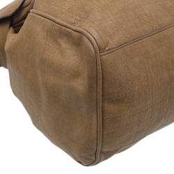 Pre Owned Mulberry Brown Leather Oversized Alexa Satchel Bag