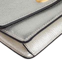 Pre Owned Mulberry Pale Gold Leather Small Darley Shoulder Bag