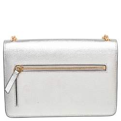 Pre Owned Mulberry Pale Gold Leather Small Darley Shoulder Bag