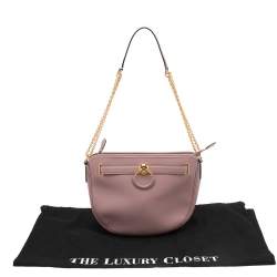 Pre Owned Mulberry Pink Leather Brockwell Shoulder Bag