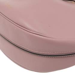 Pre Owned Mulberry Pink Leather Brockwell Shoulder Bag