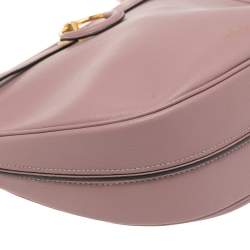Pre Owned Mulberry Pink Leather Brockwell Shoulder Bag