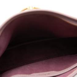 Pre Owned Mulberry Pink Leather Brockwell Shoulder Bag