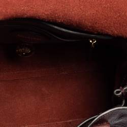 Pre Owned Mulberry Burgundy Leather Small Bayswater Satchel