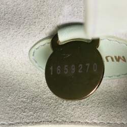 Pre Owned Mulberry Green Leather Large Willow Tote