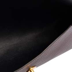 Pre Owned Mulberry Burgundy Leather Darley Cosmetic Pouch