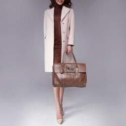 Pre Owned Mulberry Brown Leather Bayswater Satchel