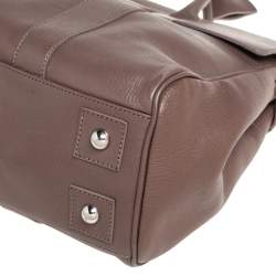 Pre Owned Mulberry Brown Leather Bayswater Satchel