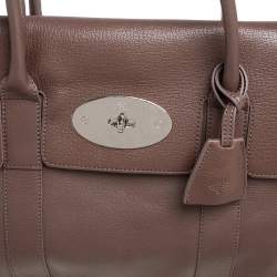 Pre Owned Mulberry Brown Leather Bayswater Satchel