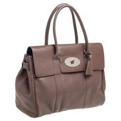 Pre Owned Mulberry Brown Leather Bayswater Satchel