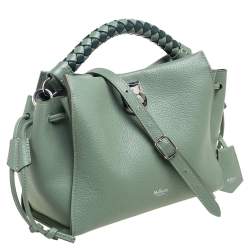 Pre Owned Mulberry Green Leather Shoulder Bag