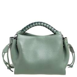 Pre Owned Mulberry Green Leather Shoulder Bag