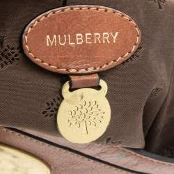 Pre Owned Mulberry Brown Leather Small Alexa Satchel