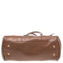 Pre Owned Mulberry Brown Leather Bayswater Satchel