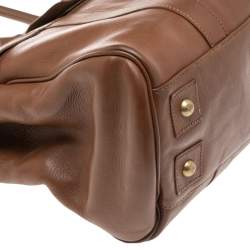 Pre Owned Mulberry Brown Leather Bayswater Satchel