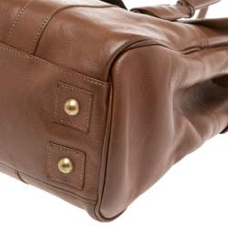 Pre Owned Mulberry Brown Leather Bayswater Satchel