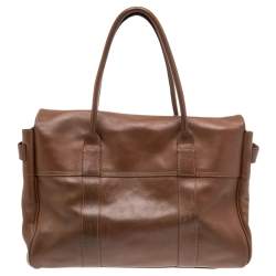 Pre Owned Mulberry Brown Leather Bayswater Satchel