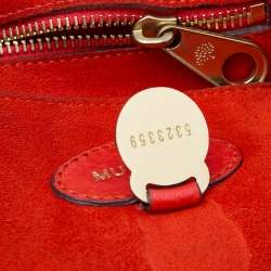 Pre Owned Mulberry Red Leather Bayswater Satchel