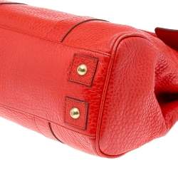 Pre Owned Mulberry Red Leather Bayswater Satchel