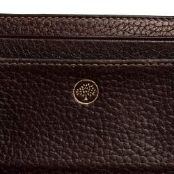 Mulberry Brown Leather Card Holder