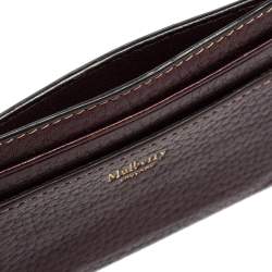 Mulberry Brown Leather Card Holder