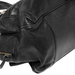 Pre Owned Mulberry Black Leather Mabel Satchel