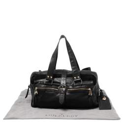 Pre Owned Mulberry Black Leather Mabel Satchel