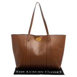 Pre Owned Mulberry Brown Leather Bayswater Tote 