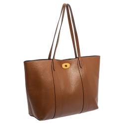 Pre Owned Mulberry Brown Leather Bayswater Tote 